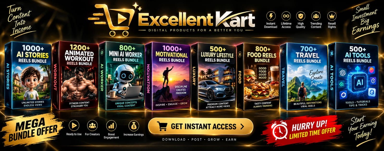 Excellent Kart mega bundle offer